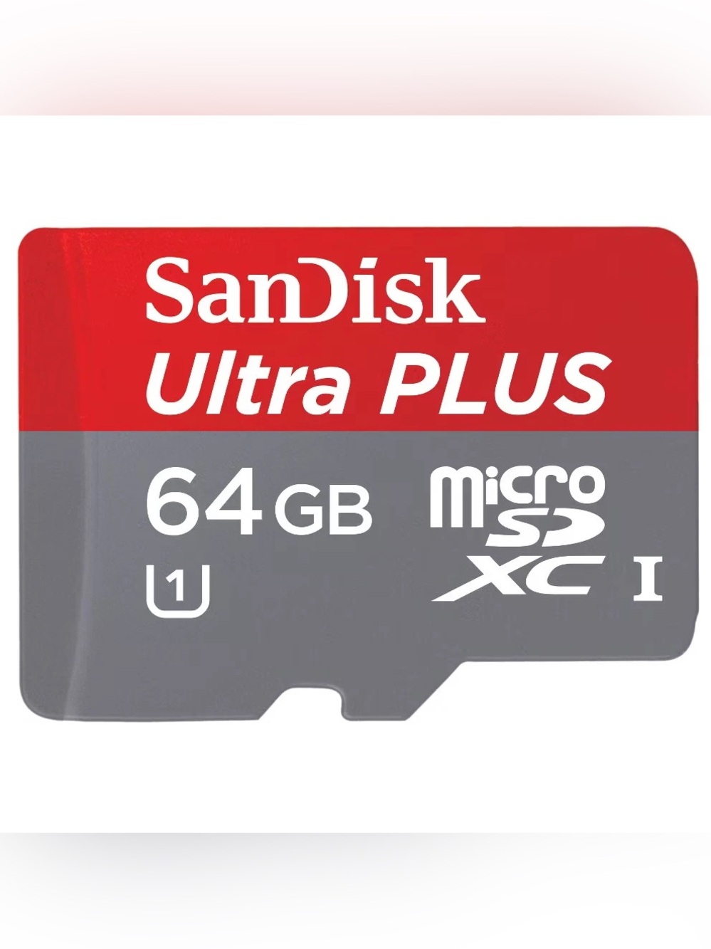 SanDisk Ultra PLUS 64GB microSD Memory Card